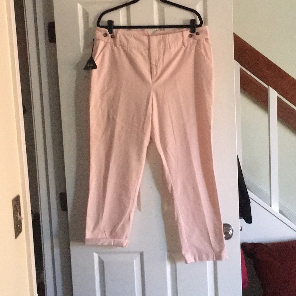 Ava & Viv soft pink ankle pants NWT *sz 16 not 16W